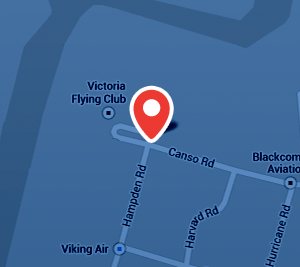 View road map of Victoria Flying Club